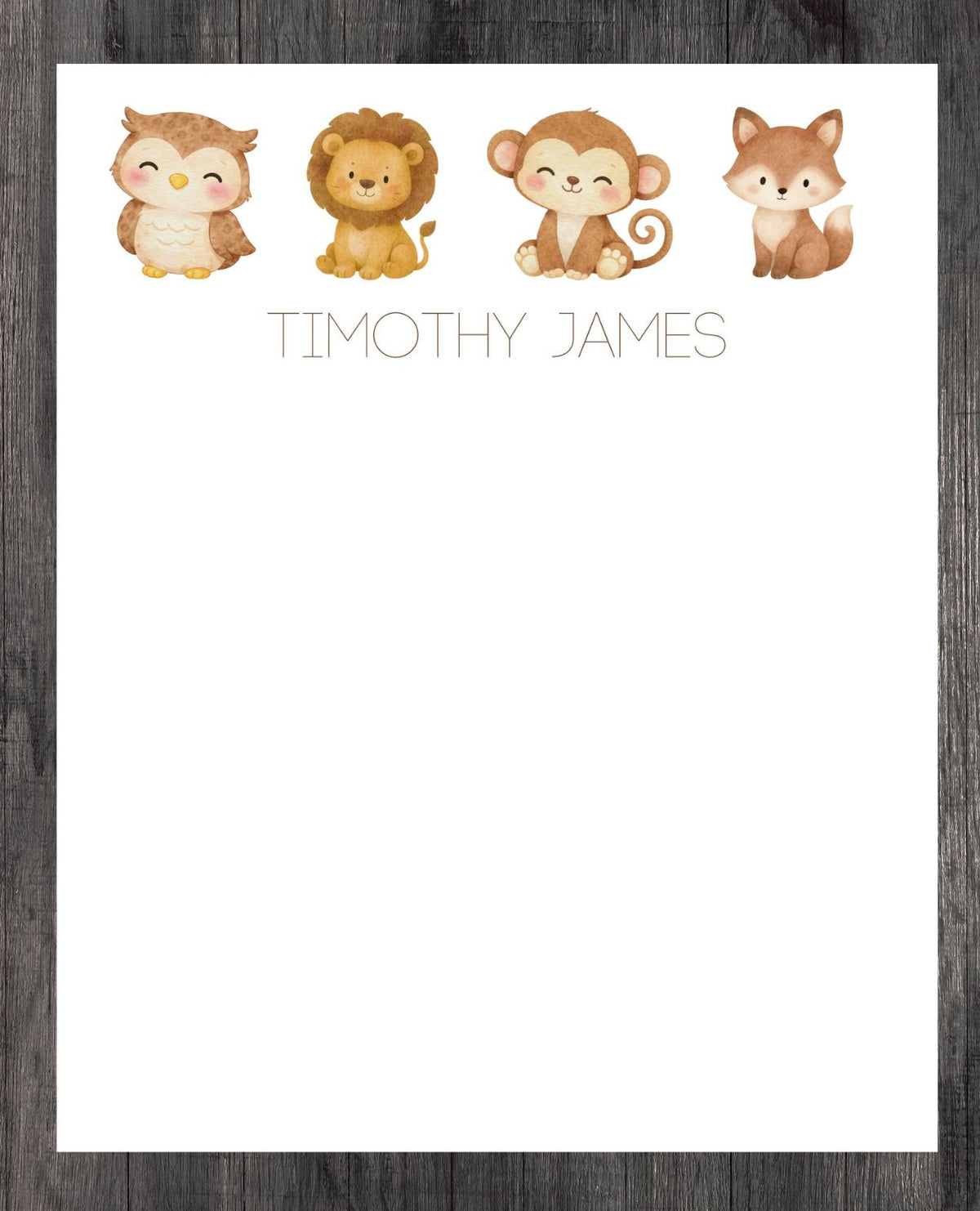 Personalized Notepad-30