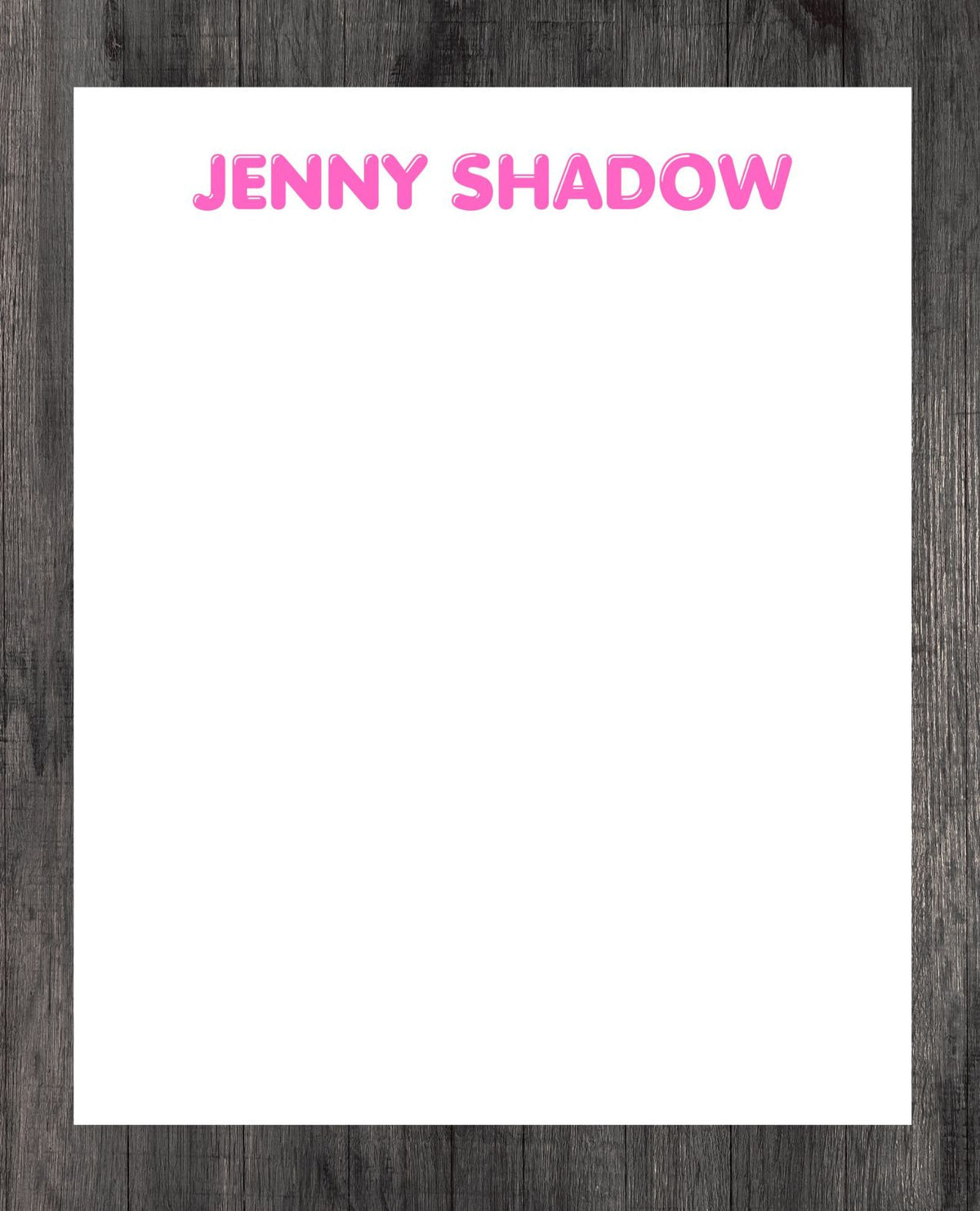 Personalized Notepad-3