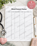 Blood Pressure Tracker Printable