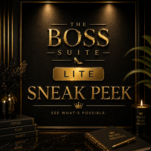 Boss Suite Sneak Peek Free Business Training Preview