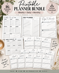 Printable Planner Bundle