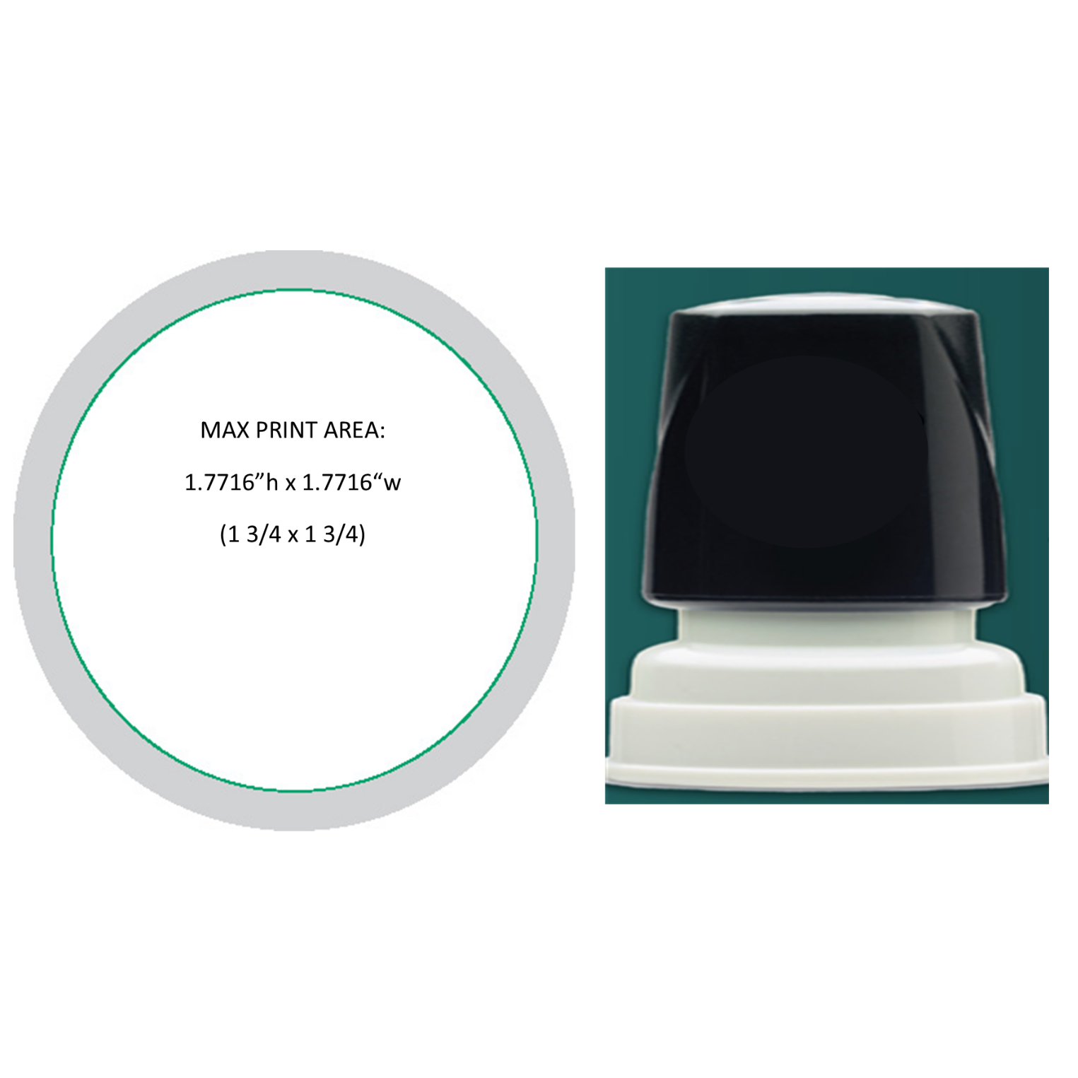 Custom Pre-Ink Stamp - Round